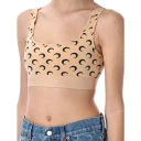 Marine Serre Dame Topper Beige L,