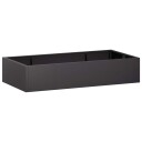 vidaXL Støttemur 6 stk. 200 x 100 x 40 cm Stål Svart