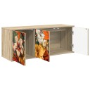 vidaXL Vegghengt TV skap GENNEP 102 x 33 x 40 cm Sonoma eik