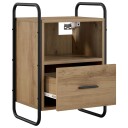vidaXL Hengende Sengestativ Artisan eik 40 x 30 x 60 cm Konstruert tre