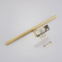 Lindby LED-bildelampe Mailine med bryter, messing