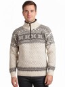 House of Yarn Setesdal Unisex Genser med Glidelås Str. XS 506-123F-510 Offwhite