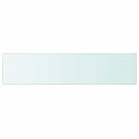 vidaXL Hyllepanel klart glass 110x25 cm