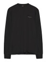 Tommy Jeans Tjm Slim Chest Linear Ls Tee Ext - Black - XL