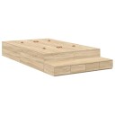 lagringsengramme Sonoma eik 120x200 cm