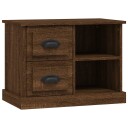 vidaXL Nattbord brun eik 60x35,5x45 cm