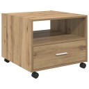 vidaXL Kaffebord artisan eik 55 x 55 x 45 cm Konstruert tre