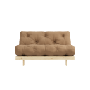 Karup Design Roots 140 Sovesofa, Mocca/Natur 1580330-07-0 1580330-03-0