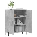 vidaXL Skjenk betonggrå 69,5x34x90 cm konstruert tre