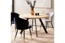 Spisebord Wohnling rundt massivt tre moderne landlig stil 120 cm   120 cm