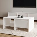 Crala Sofabord 90x35x45 cm - Hvit