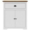  Gangskap BODO hvit og brun 80x35x90 cm 8721158392732