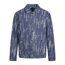 Joaquin Overshirt Dark Denim M Denim structure shirt