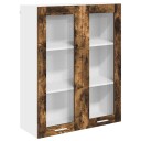  Hengende skap Riga Røkt eik 80 x 31 x 100 cm Konstruert tre