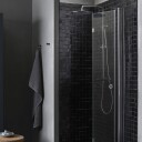 INR Iconic Nordic Rooms Dusjnisje Linc 3 Flex Måltilpasset Stone / Klart Glass