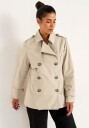 Cellbes Of Sweden Dobbelbryst kort trenchcoat