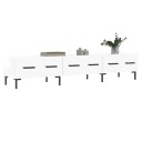 vidaXL TV-benk høyglans hvit 150x36x30 cm konstruert tre 8720845945275