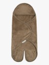 Baby"s Only Hooded Baby Teppe med Føtter Cozy Clay