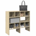  Skostativer 2 stk stablebar sonoma eik 89,5x30x40 cm 8721158577238
