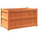 Hageplantekasse voksbrun 90x50x50 cm heltre furu