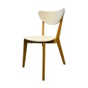 Ikea NORDMYRA spisestol hvit m/trebein