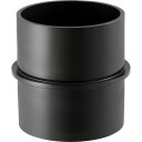 40 mm bryststykke sort PEH Geberit Svart