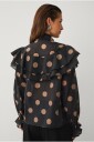 Ellos Collection   Bluse med volanger   Svart