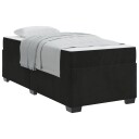  Sengestamme med madrass Svart 100 x 200 cm stoff