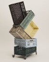 Hay Colour Crate Plastic Medium Lokk Warm Grey