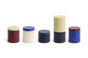 HAY Silo Candle blokklys Lime white midnight blue Ø9,5×20 cm