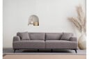 Jaguar 3 seters Sofa   Brun/Grå