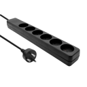 MicroConnect Danish Power Strip 6-way