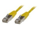 MicroConnect - Nettverkskabel - RJ-45 (hann) til RJ-45 (hann) - 15 m - FTP - CAT 6 - gul