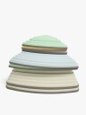 Cloudberry Castle Balansesteiner 7-Pakning Pastell