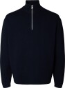Selected Slmteller Fn Half Zip Noos   Navy   XXL