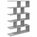 vidaXL Vegghylle Grå Sonoma 70 x 20 x 100 cm Konstruert tre