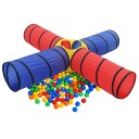 vidaXL Leketunnel med 250 baller flerfarget