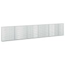 vidaXL Gabion med 5 mm tråd og 5x2,5 cm nett 550x20x100 cm
