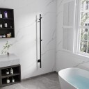 Bathlife Fas 1 Arm Håndkletørker 160 cm, med timer, Sort