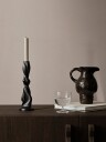 Ferm Living Gale lysestake 25 cm Blackened Aluminium