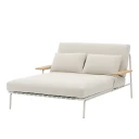 Muuto Loungebed Settle med armlener Grey
