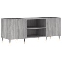  Hifi benk grå sonoma 121x38x48 cm konstruert tre