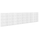 vidaXL Gabion med 5 mm tråd og 10x10 cm mesh 800x20x200 cm