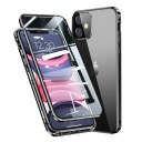 INCOVER iPhone 11 360⁰ Magnetisk Deksel med Glass Bak og Forside - Svart