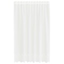  Gardiner med gardiner Blomster Hvit 150 x 180 cm Polyester