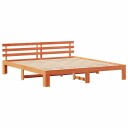  sengestamme i furu Vokset brun Massivt tre 180 x 200 cm