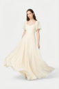 Murlongcres. Alette Maxi Dress Flutter Sleeves Ivory
