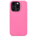 Holdit iPhone 14 Pro Soft Touch Silikon Deksel - Bright Pink