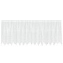  Gardiner med gardiner Blomster Hvit Polyester
