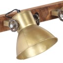 vidaXL Industriell vegglampe messing 45x25 cm E27